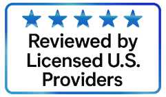 Reviewed by Licensed U.S. Providers - 5 Stars